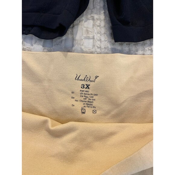 2 Pair Underwhere? Brand Size 3X High Waist Shape Wear Contour Shortie - Picture 5 of 11